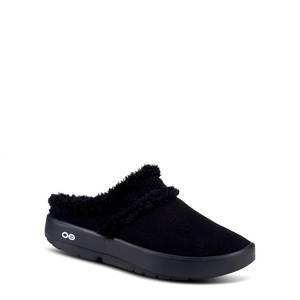 NEW OOFOS men's mule shoe in black